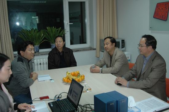 綠色中國網(wǎng)絡電視領(lǐng)導蒞臨我公司視察指導